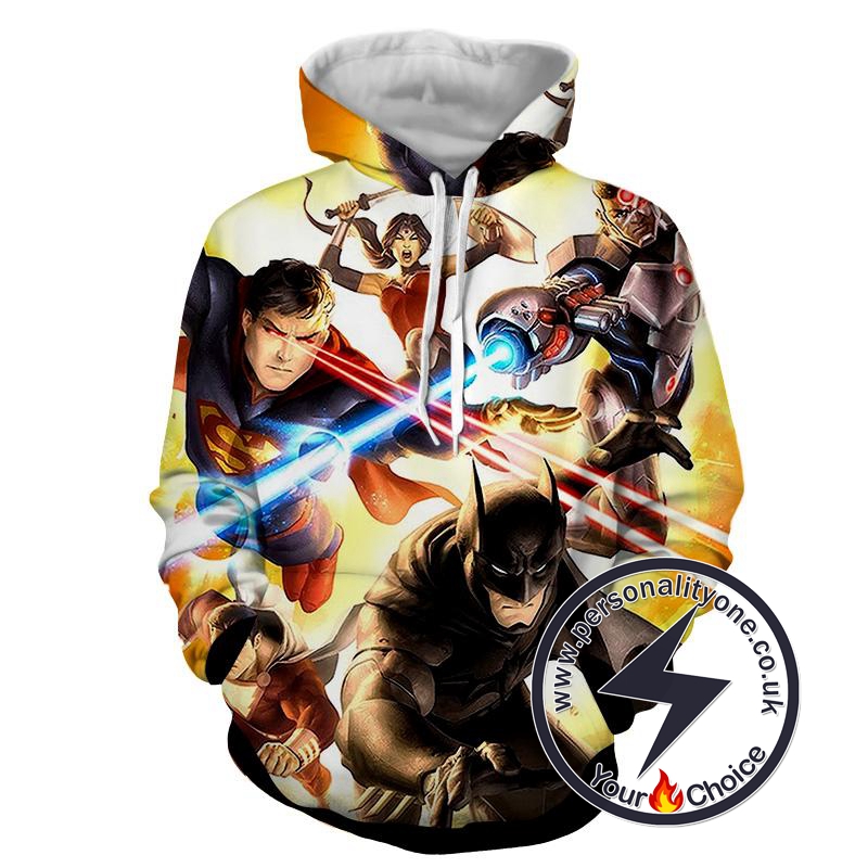 Justice League - Justice League 3D - Justice League Hoodies